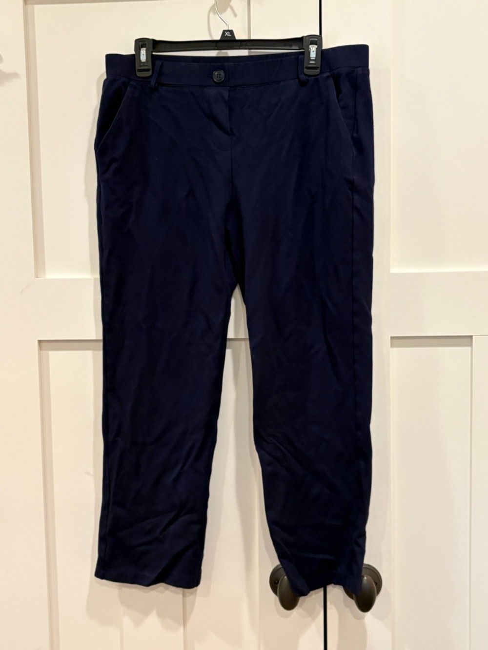 Women’s Navy Pull-On ponte Pants